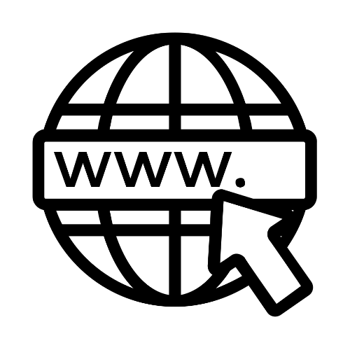 Icône symbolisant la création et le développement de sites web professionnels. Icon symbolizing the creation and development of professional websites.