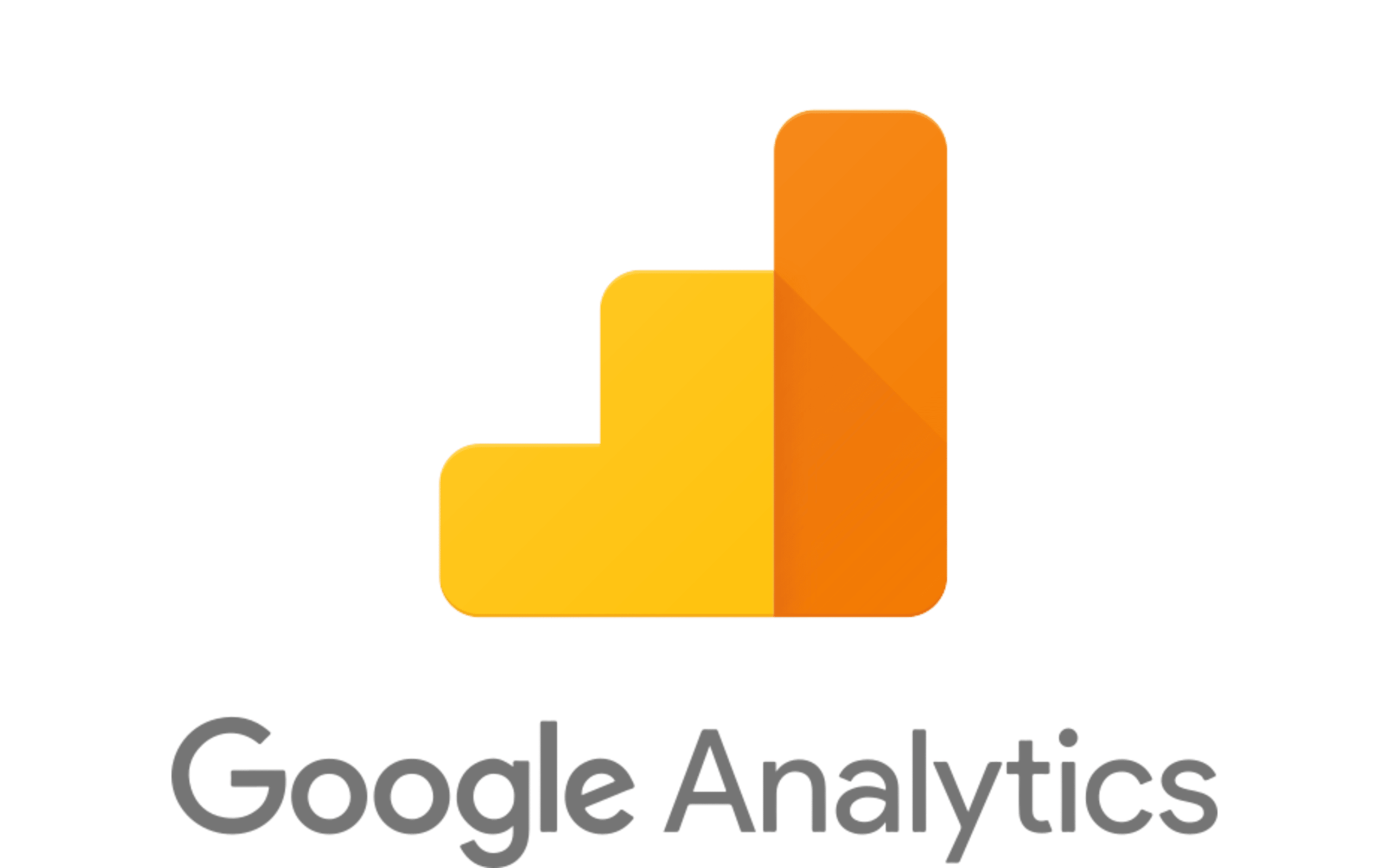 Logo officiel de Google Analytics, outil d’analyse web utilisé par ArfBlue pour optimiser les sites clients. Official Google Analytics logo, web analytics tool used by ArfBlue to optimize client websites.