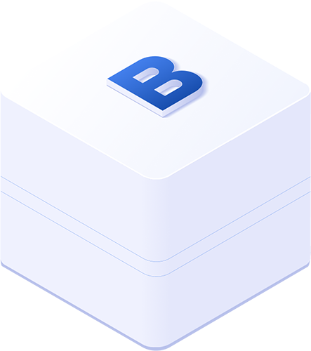 Lettre B en trois dimensions avec un style moderne et un éclairage dynamique. Three-dimensional letter B with a modern style and dynamic lighting.