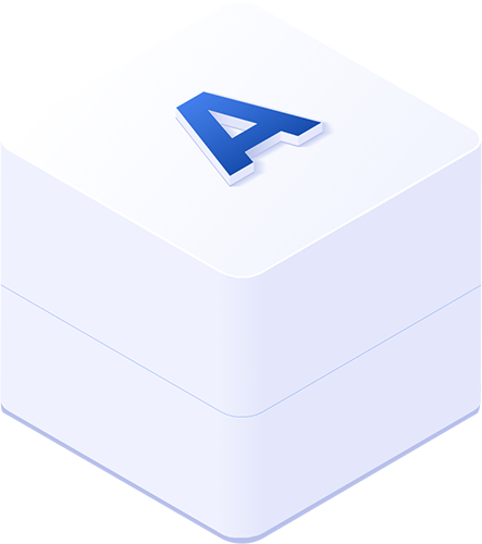 Lettre A en trois dimensions avec un design moderne et des effets lumineux. Three-dimensional letter A with a modern design and lighting effects.