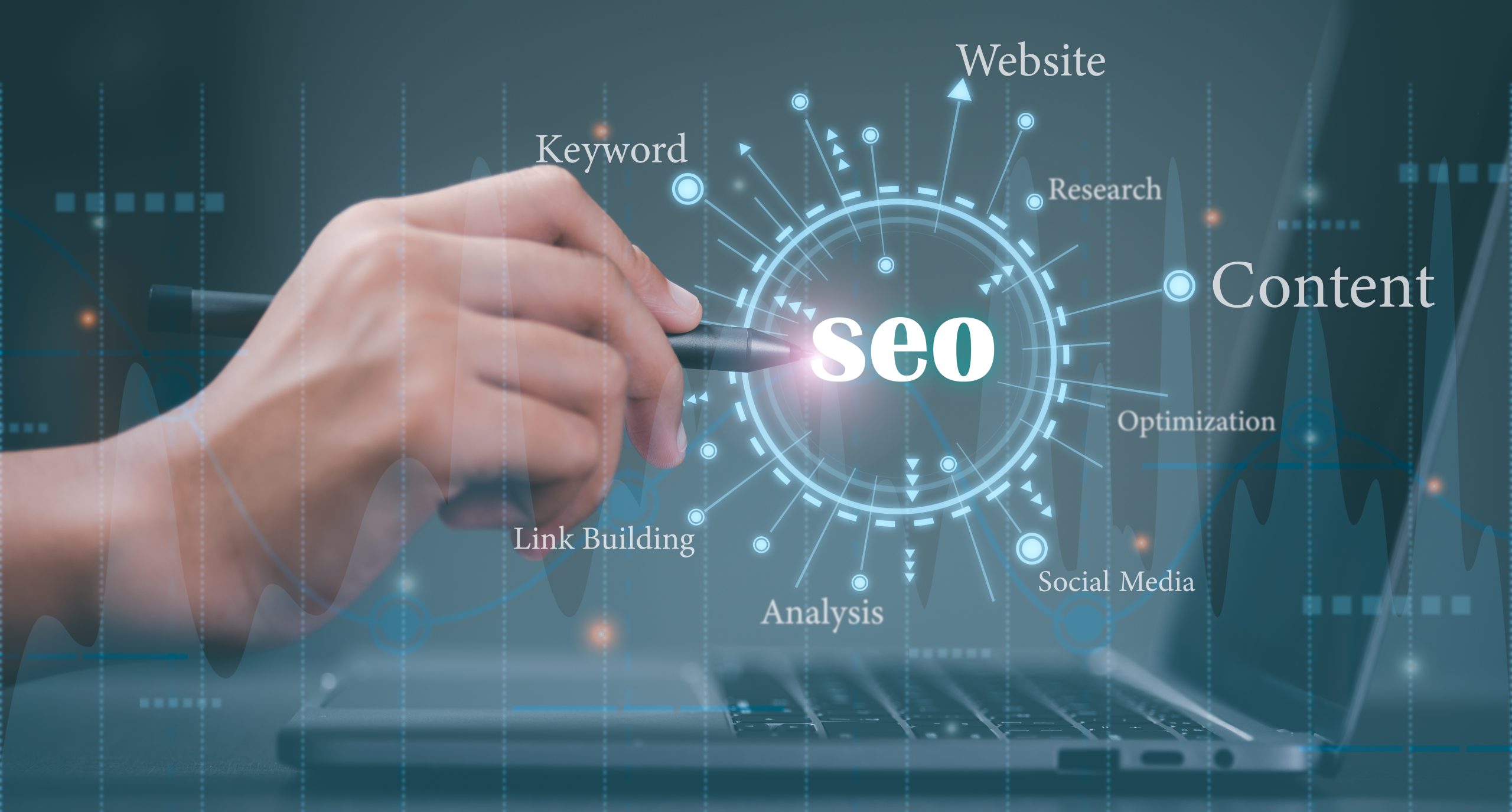 Illustration représentant des techniques SEO pour améliorer la visibilité sur les moteurs de recherche. Illustration depicting SEO techniques to improve visibility on search engines.