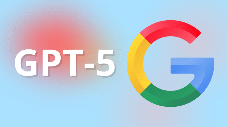 Image de GPT-5 optimisant des campagnes Google Ads avec intelligence artificielle et analyse des données. Image of GPT-5 optimizing Google Ads campaigns with artificial intelligence and data analysis.
