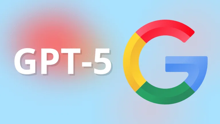 Image de GPT-5 optimisant des campagnes Google Ads avec intelligence artificielle et analyse des données. Image of GPT-5 optimizing Google Ads campaigns with artificial intelligence and data analysis.